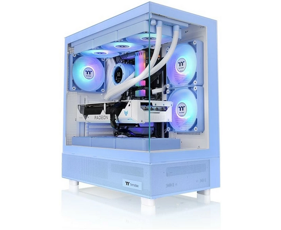  Корпус Thermaltake View 270 TG ARGB Hydrangea (CA-1Y7-00MFWN-00) синий без БП ATX 9x120mm 5x140mm 1x200mm 2xUSB3.0 audio bott PSU 