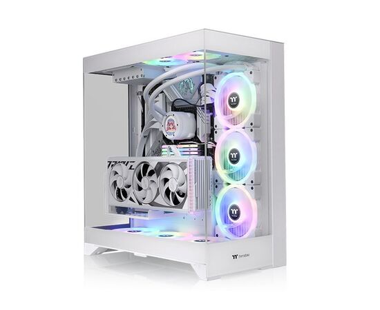  Корпус Thermaltake CTE E550 TG белый (CA-1Z8-00M6WN-00) без БП ATX 3x140mm 2xUSB3.0 audio bott PSU 