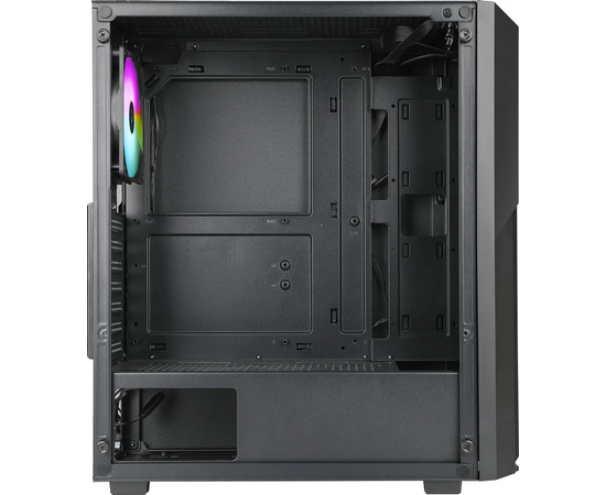  Корпус Azza Fighter черный (CSAZ-290 Fighter) без БП ATX 4x120mm 2xUSB2.0 1xUSB3.0 audio bott PSU 