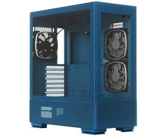  Корпус MONTECH Sky Two Morocco, ATX, Full-Tower, без БП, голубой 