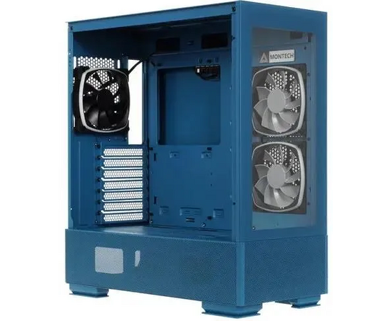  Корпус MONTECH Sky Two Morocco, ATX, Full-Tower, без БП, голубой 
