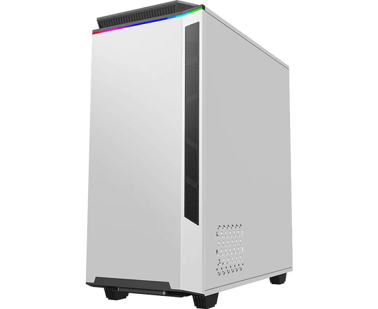  Корпус GameMax T801 Paladin White без БП (Midi Tower, ATX, Белый, Зак.стекло, USB 3.0) 