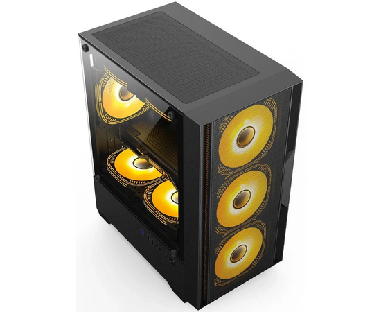  Корпус Accord ACC-ZCU1B, mATX, Mini-Tower, без БП, черный 