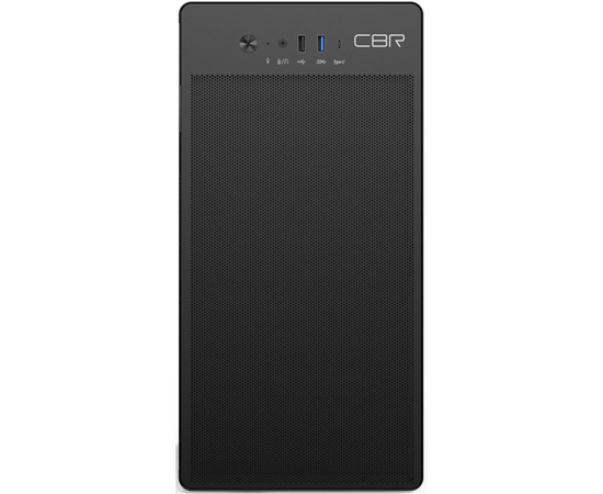  Корпус CBR V285 (PCC-MATX-V285-WPSU) mATX Minitower , без БП, 1*USB 3.0 Type-C, 1*USB 3.0, 1*USB 2.0, HD Audio+Mic, кабель питания 1.2м, Black 