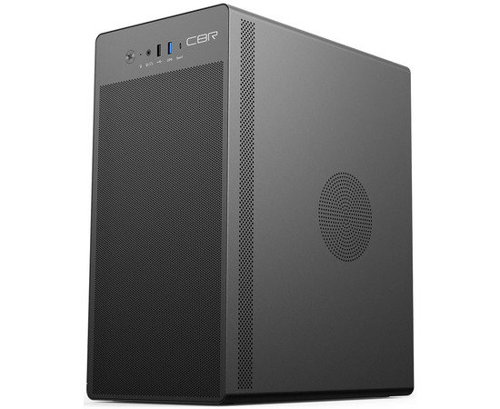  Корпус CBR V285 (PCC-MATX-V285-WPSU) mATX Minitower , без БП, 1*USB 3.0 Type-C, 1*USB 3.0, 1*USB 2.0, HD Audio+Mic, кабель питания 1.2м, Black 