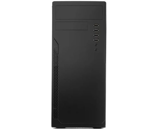  Корпус Foxline FL-301-FZ450-RW ATX case, black, w/PSU 8cm 450 Ватт, w/4xUSB2.0, w/o FAN, w/DVD-RW, w/C13-C14 cable 1.5m 