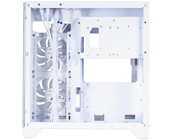  Корпус 1STPLAYER Megaview MV5-TP ARGB White(MV5-TP-WH-2FC7R-W-1FC7-W) mATX 
