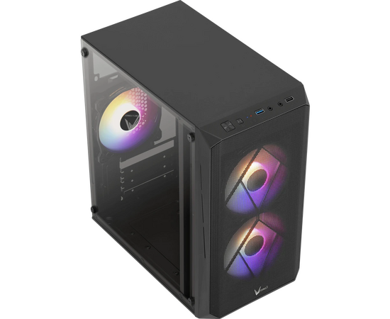  Корпус Formula V Line CS-107 Plus (Cs-107 Plus Black) mATX USB3.0x1/USB2.0x1/audio 