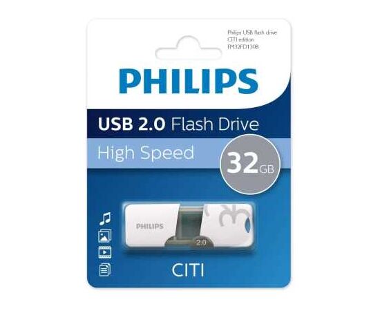  USB-флешка PHILIPS Citi2.0 (FM32FD130B/97) 32GB, USB 2.0 