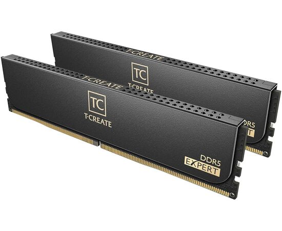  ОЗУ TEAMGROUP T-Create Expert 32GB (CTCED532G6000HC30DC01) (2x16GB) DDR5 6000MHz CL30 (30-36-36-76) 1.35V / Black 