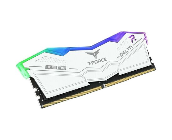  ОЗУ TEAMGROUP T-Force Delta RGB 32GB (FF4D532G7200HC34ADC01) (2x16GB) DDR5 7200MHz CL34 (34-42-42-84) 1.4V / White 