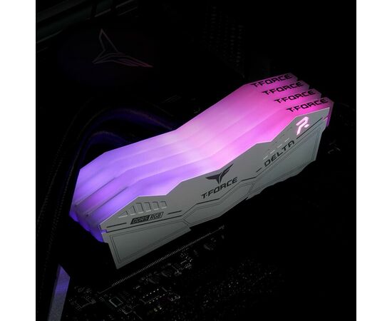  ОЗУ TEAMGROUP T-Force Delta RGB 32GB (FF4D532G7200HC34ADC01) (2x16GB) DDR5 7200MHz CL34 (34-42-42-84) 1.4V / White 