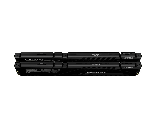  ОЗУ Kingston Fury Beast Black XMP CL30 (Kit of 2) (KF560C30BBK2-16) DDR 5 DIMM 16Gb PC48000, 6000Mhz, (retail) 