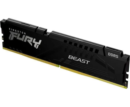  ОЗУ Kingston Fury Beast KF564C32BBE-32 DDR5 - 1x 32ГБ 6400МГц, DIMM, Ret 