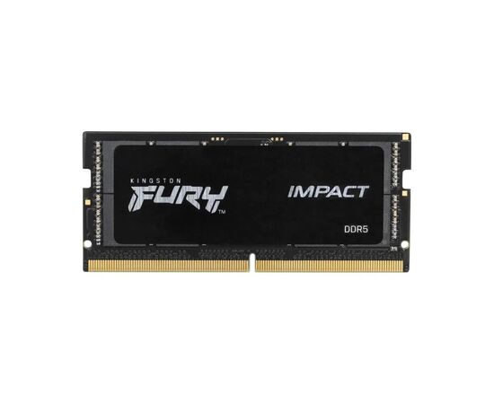  ОЗУ Kingston Fury Impact KF564S38IB-16 DDR5 - 1x 16ГБ 6400МГц, для ноутбуков (SO-DIMM), ECC, Ret 