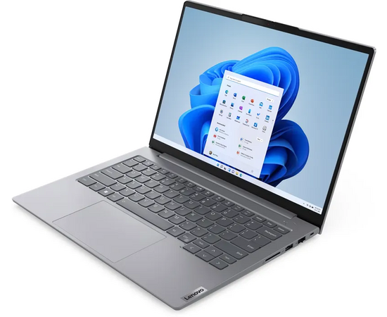  Ноутбук LENOVO ThinkBook 14 G6 ABP (21KJ008VAK) 14" IPS WUXGA/AMD Ryzen 5 7430U/16Gb/512Gb SSD/VGA int/FP/noOS/grey 