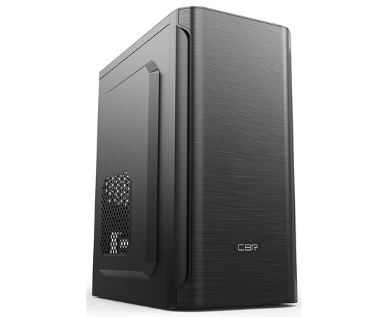  Корпус CBR MX10 (PCC-MATX-MX10-450W) mATX Minitower, c БП PSU-ATX450-12EC (450W/120mm), 2*USB 2.0, HD Audio+Mic, Black 