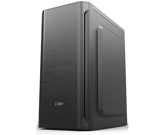  Корпус CBR MX10 (PCC-MATX-MX10-450W) mATX Minitower, c БП PSU-ATX450-12EC (450W/120mm), 2*USB 2.0, HD Audio+Mic, Black 