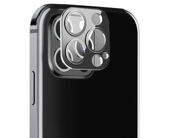  Защитное стекло на заднюю камеру COTEetCI Lens Film для iPhone 12 6.1", черный 