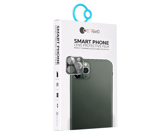  Защитное стекло на заднюю камеру COTEetCI Lens Film для iPhone 12 6.1", черный 