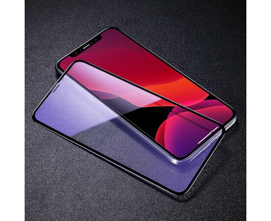 Защитное стекло BASEUS SGAPIPH65S-KC01 для iPhone XS Max/11 Pro Max, 0.3mm, прозрачный+черная рамка 