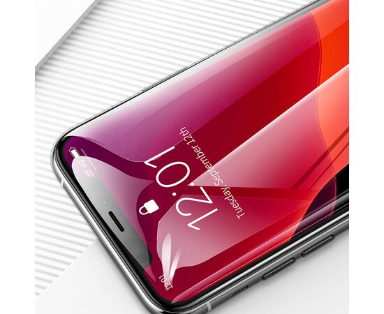  Защитное стекло BASEUS SGAPIPH65S-KC01 для iPhone XS Max/11 Pro Max, 0.3mm, прозрачный+черная рамка 