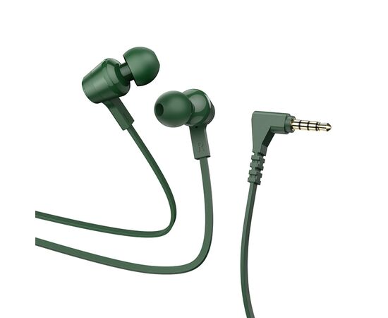  Наушники Hoco M86 Oceanic universal earphones with mic , темно - зеленый 