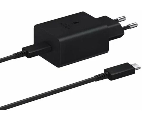  Сетевое зарядное устройство Samsung Adapter EP-T4510XBEGEU 45W Type C с кабелем Black 