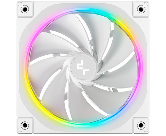  Вентилятор DEEPCOOL FL12R WH-3 in 1 120x120x25мм (PWM, ARGB, белый, 500-2150об/мин) Color Box 