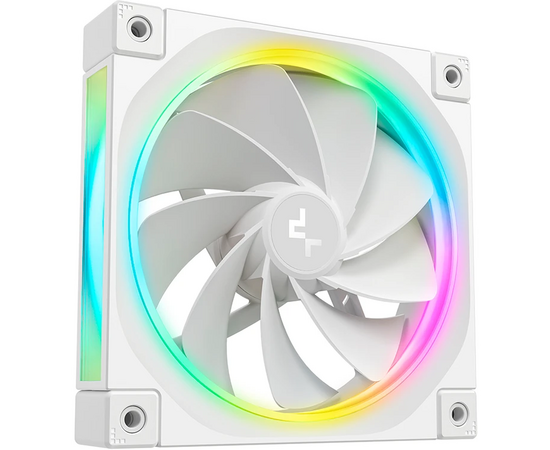  Вентилятор DEEPCOOL FL12R WH-3 in 1 120x120x25мм (PWM, ARGB, белый, 500-2150об/мин) Color Box 