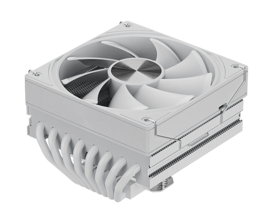  Кулер upHere H85T8 White / 8HPx6mm, 200W TDP, top flow, 1x120mm fan, 600-1650RPM, 68 CFM, 25dBA 