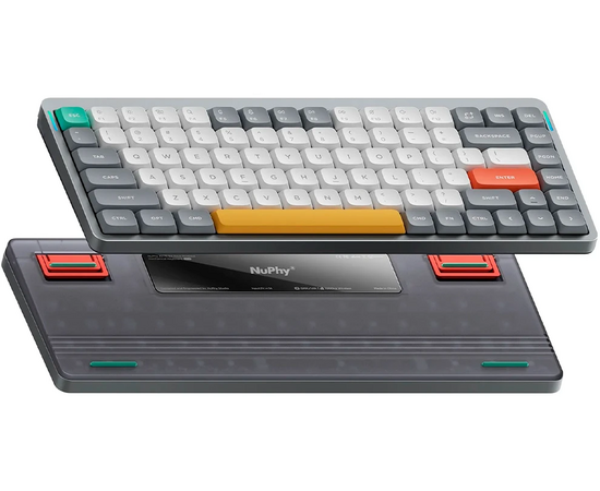  Клавиатура Nuphy Air75 v2 (AIR75v2-LG-2) Lunar Gray RGB Blue Switch 