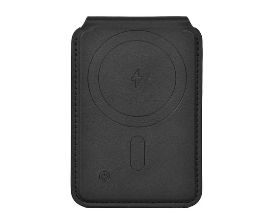  Магнитный кошелек - картхолдер для смартфона с подставкой и GPS трэкером WiWu Mag Wallet FM MW-005 (Black) 